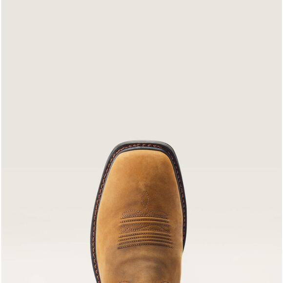 Ariat Men's Distressed Brown Sierra Shock Shield Waterproof Work Boots Size 10D - Picture 13 of 13